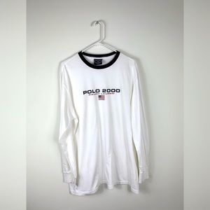 Vntg Polo Sport Long sleeve White size XL